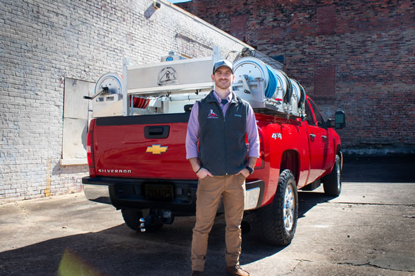 Owner red truck